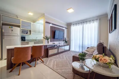 A cozinha ou kitchenette de Apartamento 3 quartos