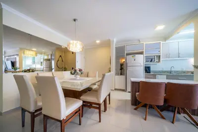 A cozinha ou kitchenette de Apartamento 3 quartos