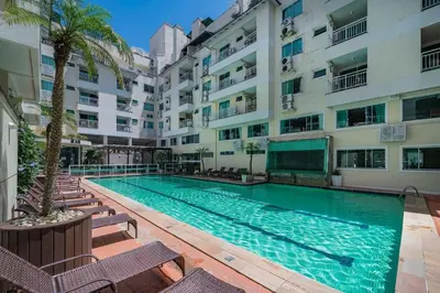 A planta de Aluguel Apartamento 1 quarto Summer Beach Bombas SC