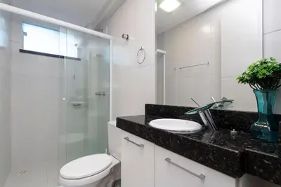 A planta de Aluguel Apartamento 1 quarto Summer Beach Bombas SC