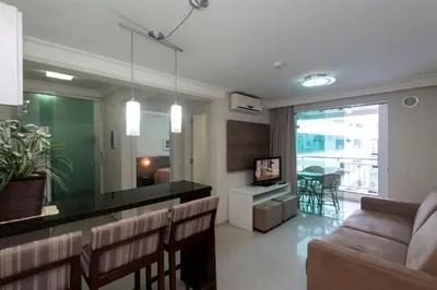 A planta de Aluguel Apartamento 1 quarto Summer Beach Bombas SC