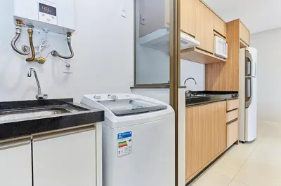 A planta de 1087 Apartamento novo bem localizado com 2 Dormitórios e 2 vagas de garagem