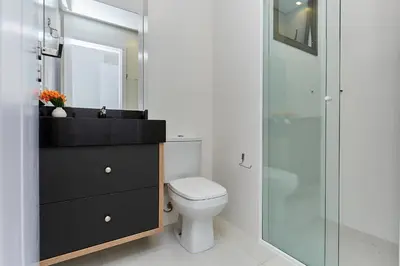 A planta de 1087 Apartamento novo bem localizado com 2 Dormitórios e 2 vagas de garagem