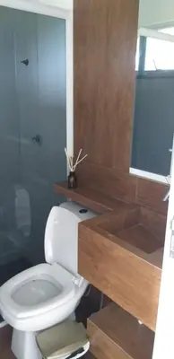 A planta de Casa com Piscina e Hidromassagem Montoski