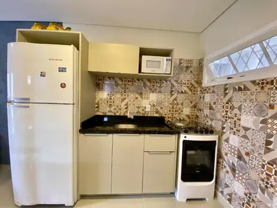 A cozinha ou kitchenette de Ondas do Mar Residencial