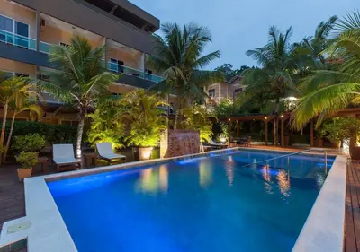 A piscina em ou perto de Castellammare Bombinhas Flat Residence