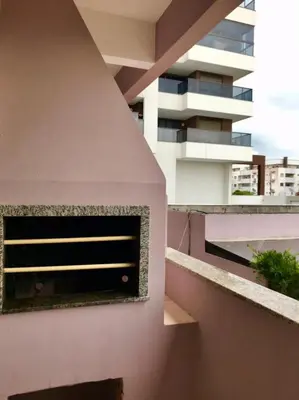 Uma varanda ou terraço em Solar das Flores apto 06