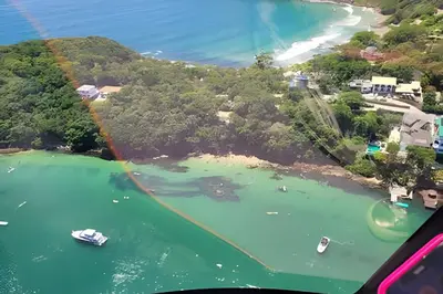 A planta de Casa aconchego da praia miseria frente mar