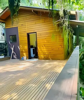 A planta de Casa aconchego da praia miseria frente mar