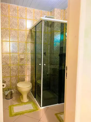 A planta de Apto lindo e aconchegante próximo a praia