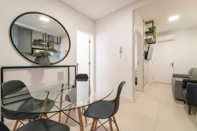 Uma área de estar em HY Apart
