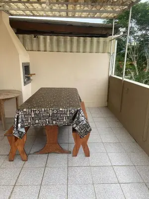 Uma varanda ou terraço em Apartamento Duplex em Itapema a 250 metros do mar