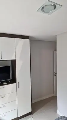 A cozinha ou kitchenette de Bombinhas - apto praia de Bombas