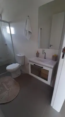 Uma casa de banho em Pousada Tijucas