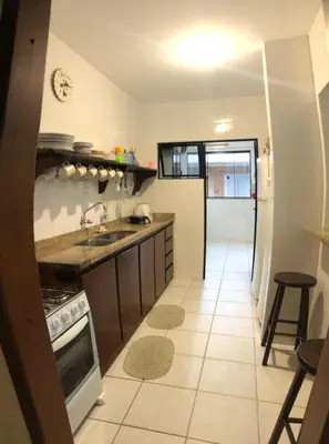 A cozinha ou kitchenette de Residencial Beija Flor, 3 quartos - Mariscal