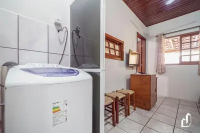 A cozinha ou kitchenette de Casa de praia simplesmente encantadora