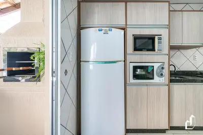 A cozinha ou kitchenette de Casa com 03 dormitórios de casal