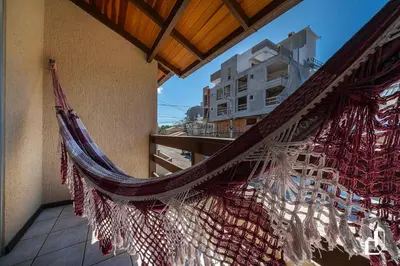 O edifício onde a casa de férias está situado