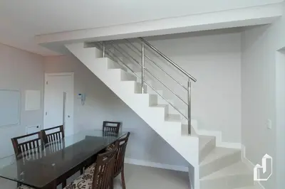 A planta de Cobertura Duplex com jacuzzi aquecida