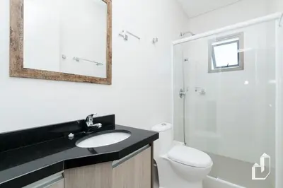 Uma casa de banho em Cobertura Duplex com jacuzzi aquecida