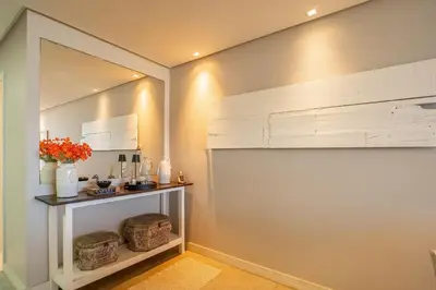 A cozinha ou kitchenette de Encantadora casa com 02 suítes à beira-mar