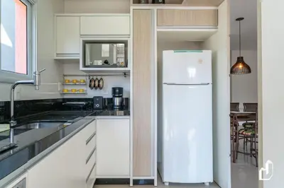 A cozinha ou kitchenette de Apartamento 02 dormitórios