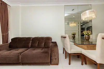 A planta de Riomaggiore 204 -Lindo apartamento 200m da Praia de Bombas - Excelente Custo Benefício