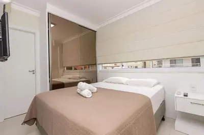 A planta de Riomaggiore 204 -Lindo apartamento 200m da Praia de Bombas - Excelente Custo Benefício