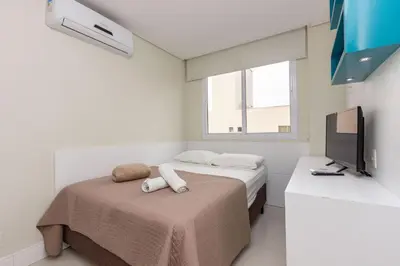 A planta de Riomaggiore 204 -Lindo apartamento 200m da Praia de Bombas - Excelente Custo Benefício