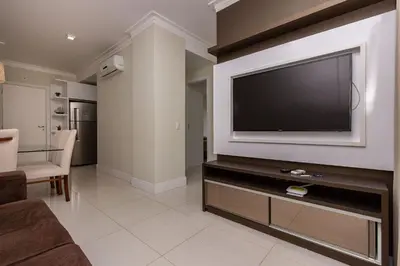 A planta de Riomaggiore 204 -Lindo apartamento 200m da Praia de Bombas - Excelente Custo Benefício