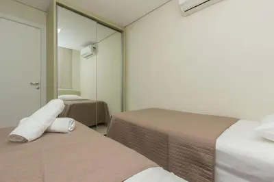 A planta de Riomaggiore 201 -Lindo apartamento 200m da Praia de Bombas - Excelente Custo Benefício