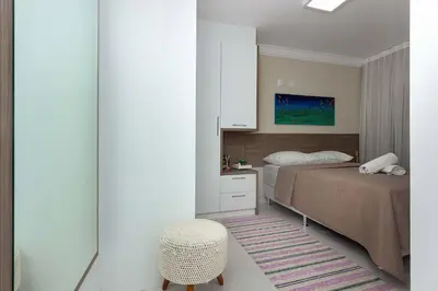 A planta de Recanto Cardeal 406-3 – Aconchegante Apartamento - Excelente Custo-Benefício