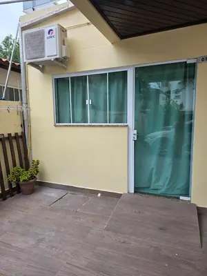 Uma varanda ou terraço em Pousada Rota do Sol Bombinhas suíte sem cafe e limpeza - opcional