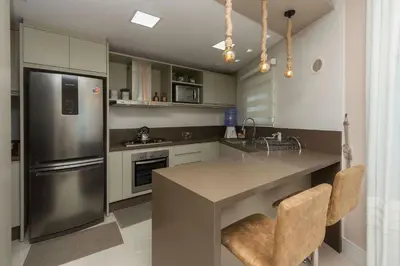 A planta de Varandas do Atlântico 301-B – Apartamento de Alto Padrão com Vista Panorâmica para o Mar em Bombas.