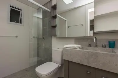 A planta de Varandas do Atlântico 301-B – Apartamento de Alto Padrão com Vista Panorâmica para o Mar em Bombas.