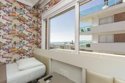 A planta de Varandas do Atlântico 301-B – Apartamento de Alto Padrão com Vista Panorâmica para o Mar em Bombas.