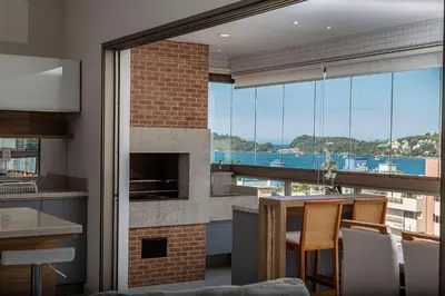 A planta de Punta Blu 102-3 – Apartamento de alto padrão em Condomínio Exclusivo, Quadra poliesportiva - Piscina - Portaria 24h.