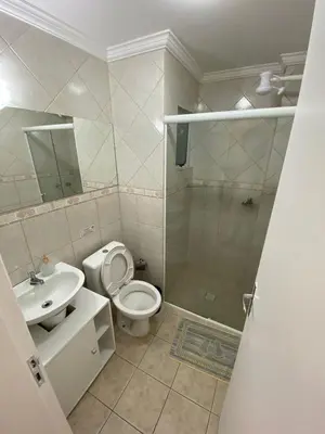 Uma casa de banho em 123 Apartamento espaçoso para família