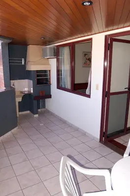 A cozinha ou kitchenette de Hotel Residencial Itapema