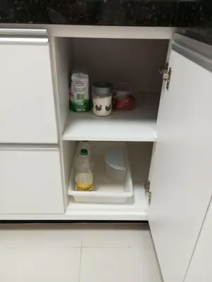 A cozinha ou kitchenette de Linda Cobertura duplex compartilhada a duas quadras do mar