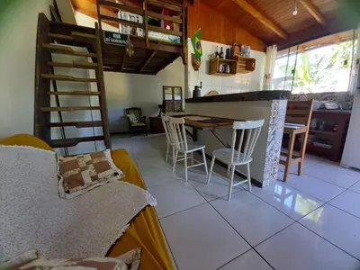 A cozinha ou kitchenette de Loft praia Porto Belo