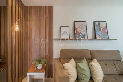 Uma área de estar em Varandas 303 A · Luxuoso Apartamento em Condomínio de Alto Padrão frente mar