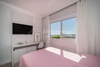 Uma cama ou camas num quarto em Varandas 303 A · Luxuoso Apartamento em Condomínio de Alto Padrão frente mar