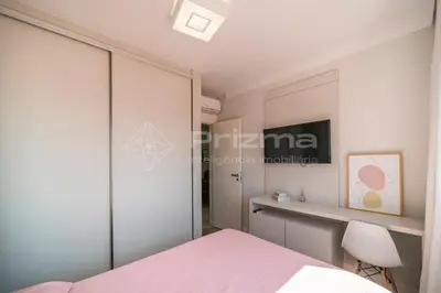 Uma cama ou camas num quarto em Varandas 303 A · Luxuoso Apartamento em Condomínio de Alto Padrão frente mar
