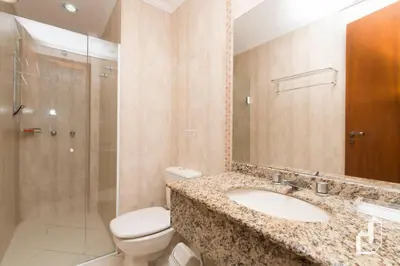 Uma casa de banho em Residencial Maresias - Térreo com 02 dormitórios