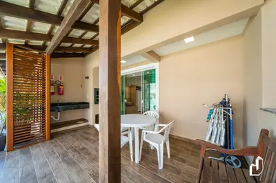 A planta de Residencial Maresias - Apartamento 101 térreo