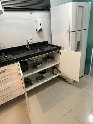 A cozinha ou kitchenette de Bombinhas Summer Beach - Cond Apart Privados