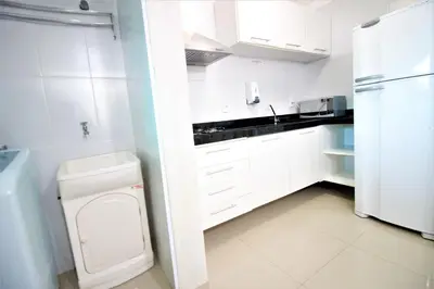 A cozinha ou kitchenette de Bombinhas Summer Beach - Cond Apart Privados