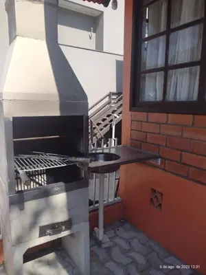 A cozinha ou kitchenette de Apartamento estilo chalé - Enxaimel