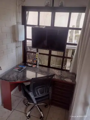 A planta de Apartamento estilo chalé - Enxaimel